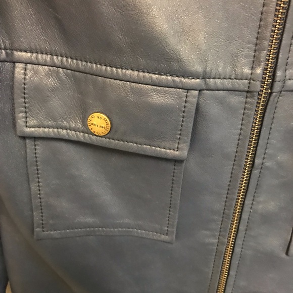 CURRENT/ELLIOTT Leather Jacket. SZ (1) - Picture 8 of 8